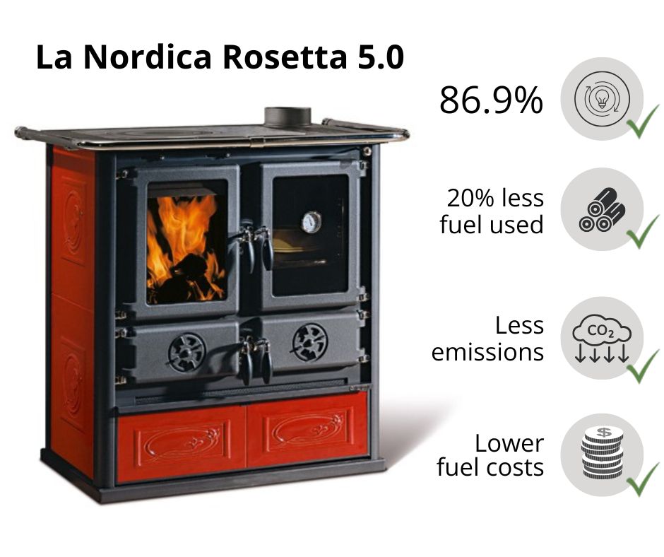 Italian wood cooker stove